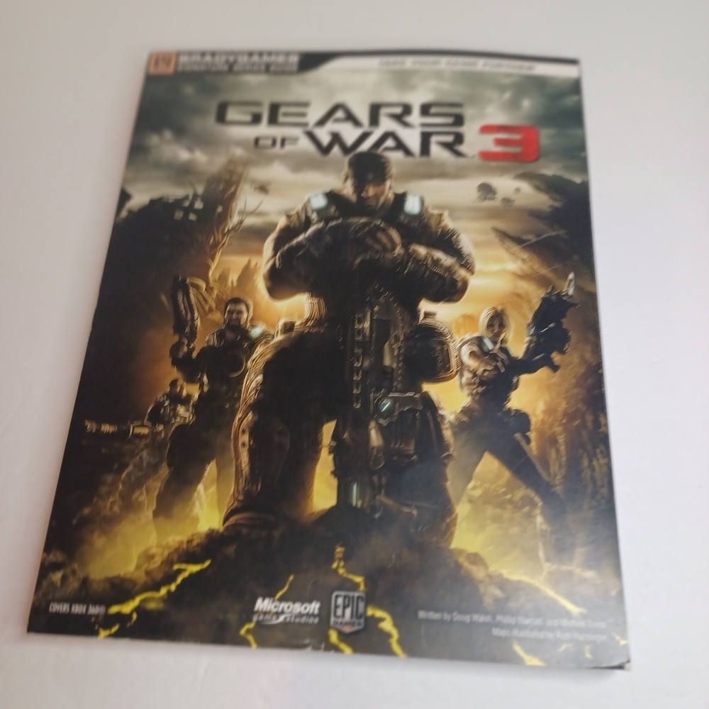 BRADY GAMES SIGNATURE SERIES GUIDE GEARS OF WAR 3 Book Xbox 360‎ 2011 Epic Games